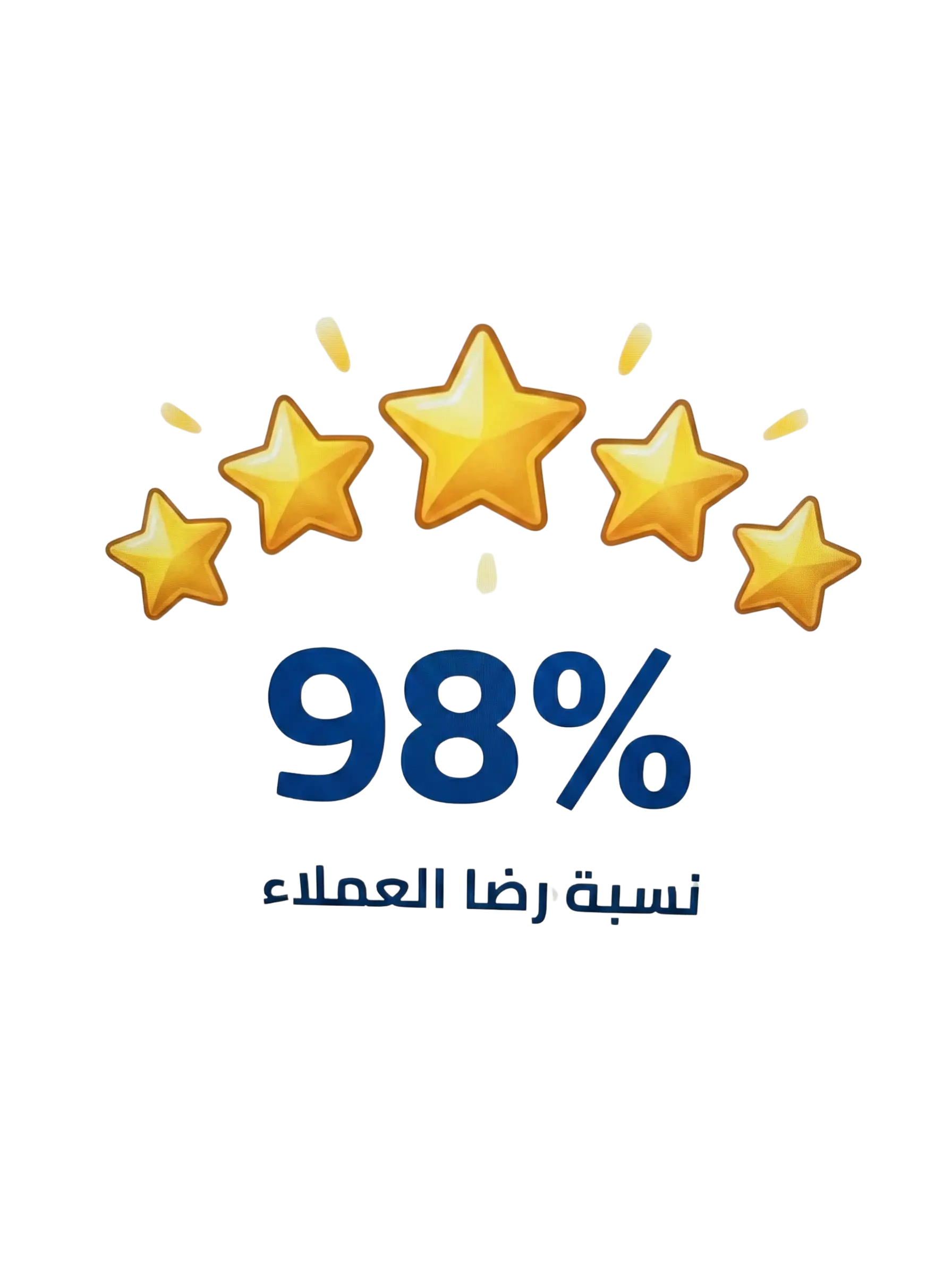 نسبة رضا العملاء